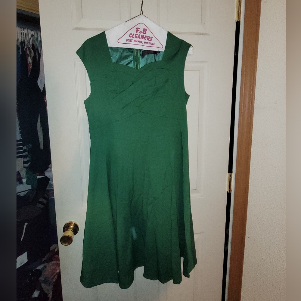 Green Rockibilly dress